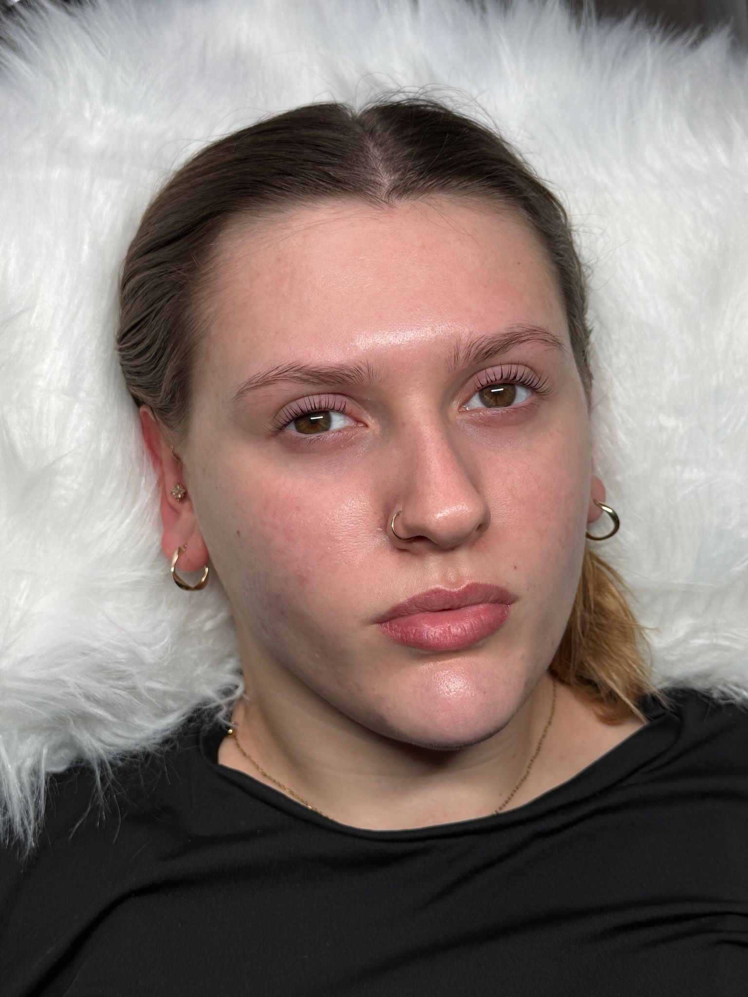 Minimal polished brow result